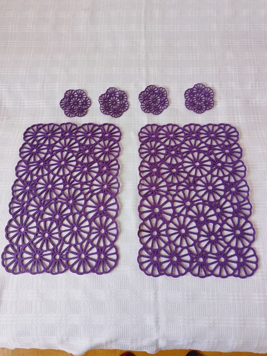 Ochronne  podkładki - serwetki filcowe, 6 sztuk