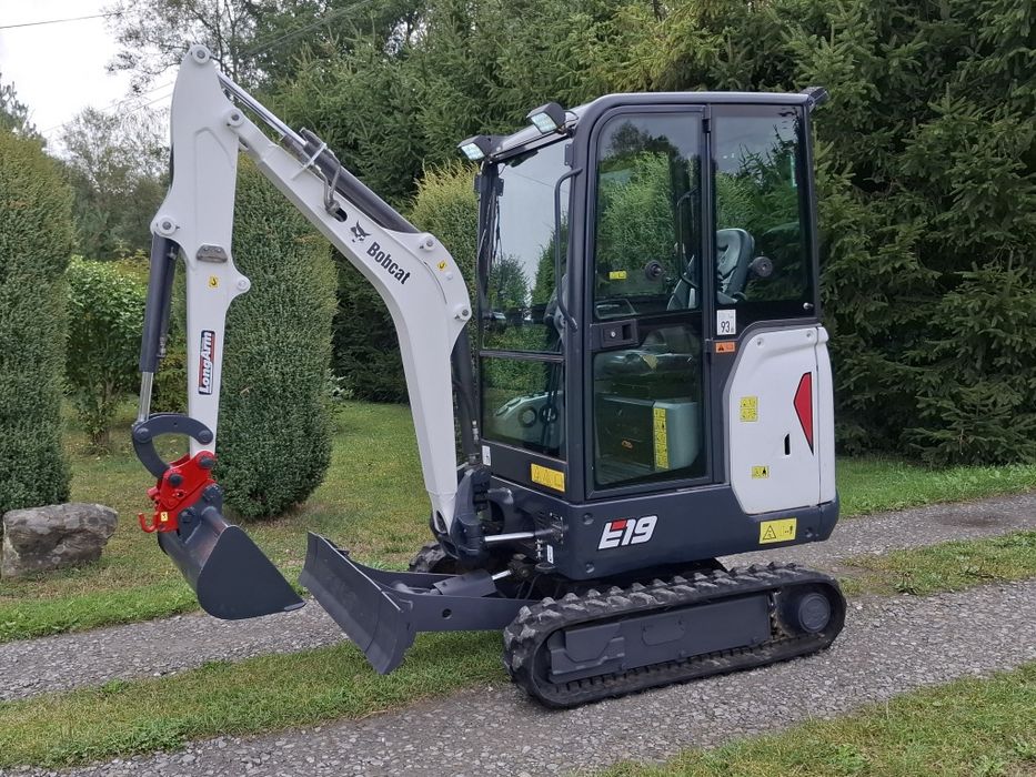 Bobcat E19 Minikoparka 2T 2017r 2 łyżki. Rozsuwane Podwozie! Polecam!