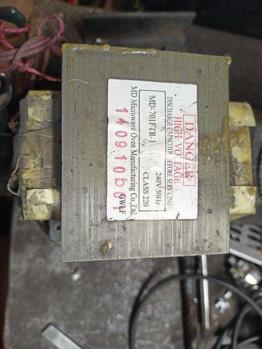 Transformator z mikrofalówki tesco
