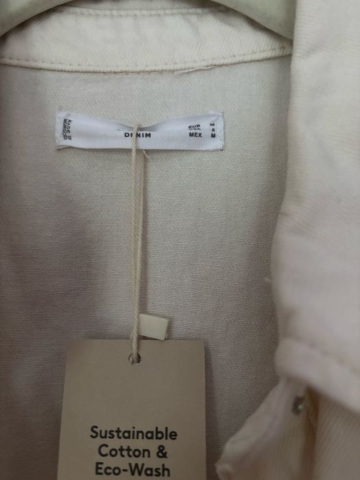 Bluza Mango NOWA ,bialy  jeans Denim nl