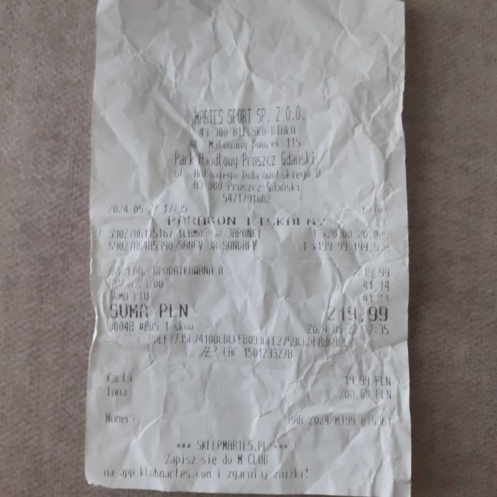 Sandały chłopięce  Hi-TEC rozmiar 34