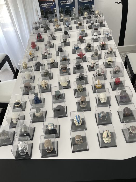 Coleçao completa de Capacetes Star Wars (Colecionador)