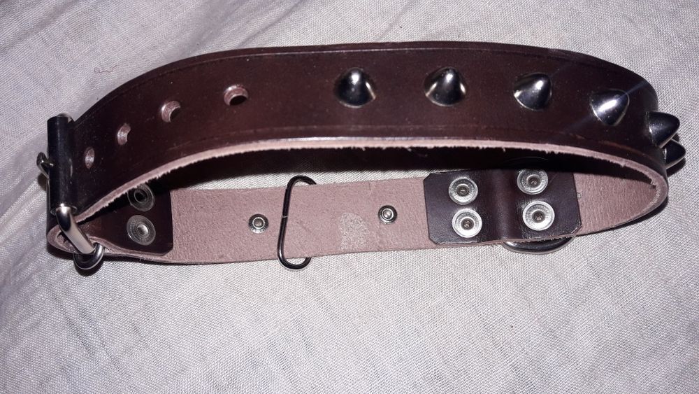 Кожанный ошейник для собаки