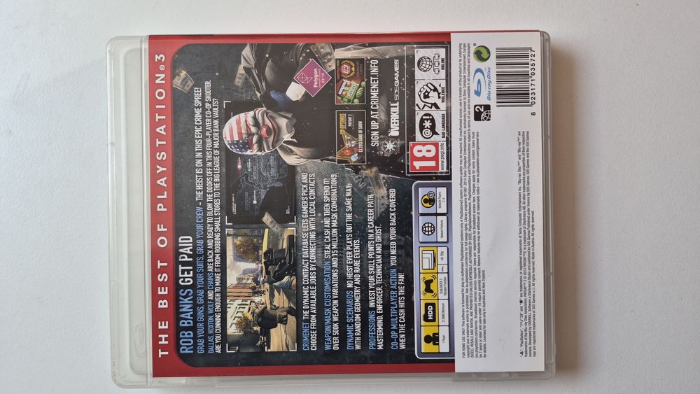 Jogo Ps3 Essential Payday 2