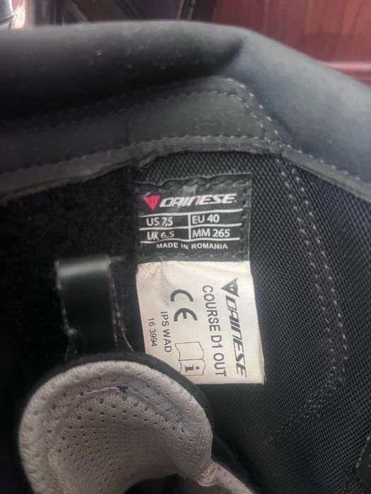 Buty motocyklowe męskie Dainese Course D1 Out rozmiar 40