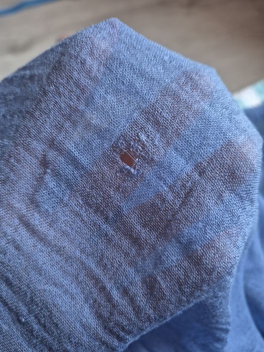 Chusta plażowa niebieska lekka