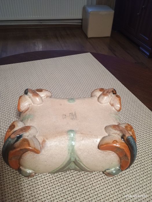 Stary ceramiczny pojemnik/ osłonka na doniczki - lata 70/80
