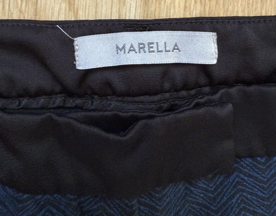Granatowe spodnie Marella 38