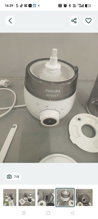 Philips SCF883/01 Blender Parowar do gotowania dla niemowląt