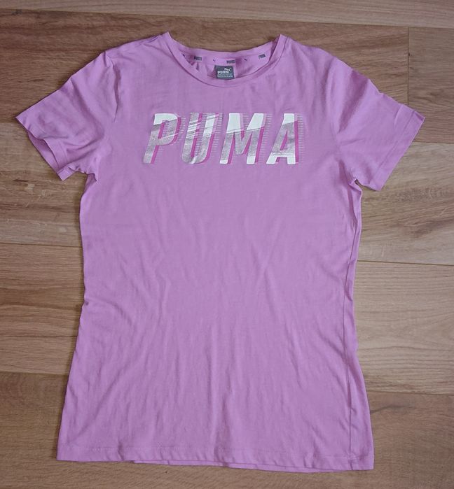 T-shirt PUMA, bluzka slim, r. XXL kolor lawenda