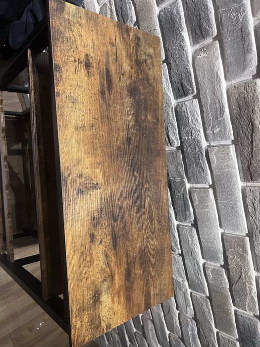 Stojak na wino i kieliszki Loft industrialny