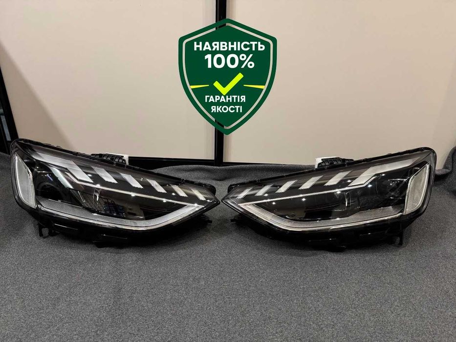 Фари Audi A4 B9 рестайлінг, full LED, комплект