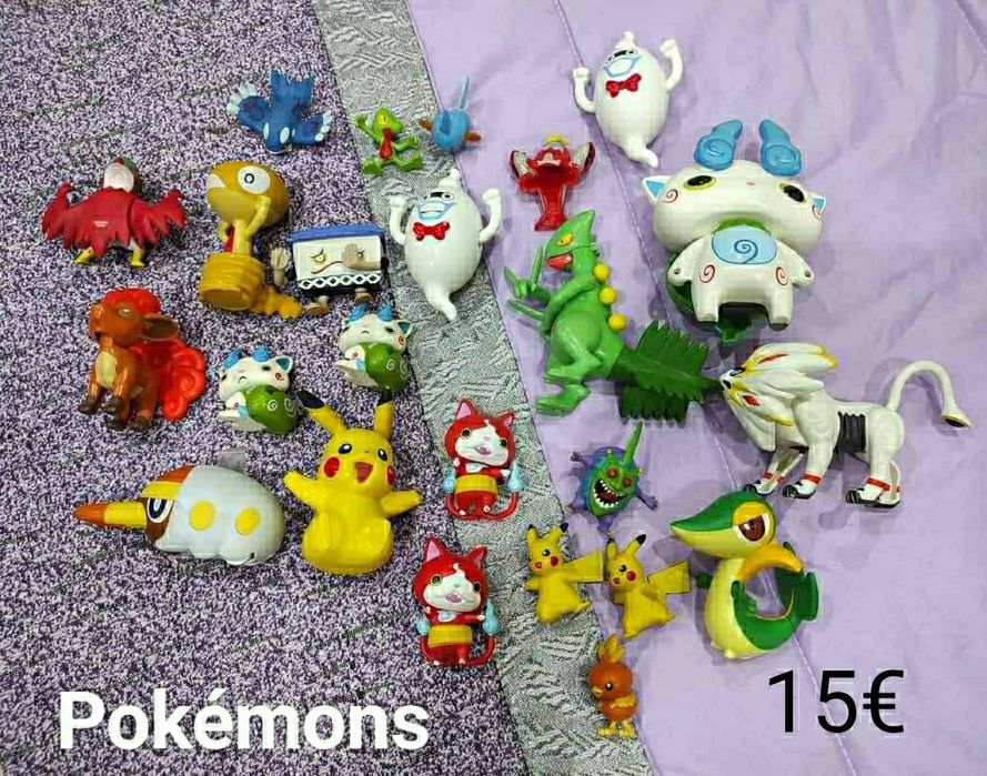 Figuras Super Mario/Pokémons/ Slugterra/ Gormitis/ Zumblys