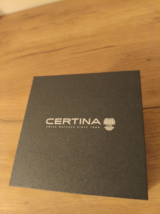 Zegarek Certina DS Podium GMT Chronograph Black PVD | Full Set | Stan Bardzo Dobry Żółte wskazówki!
