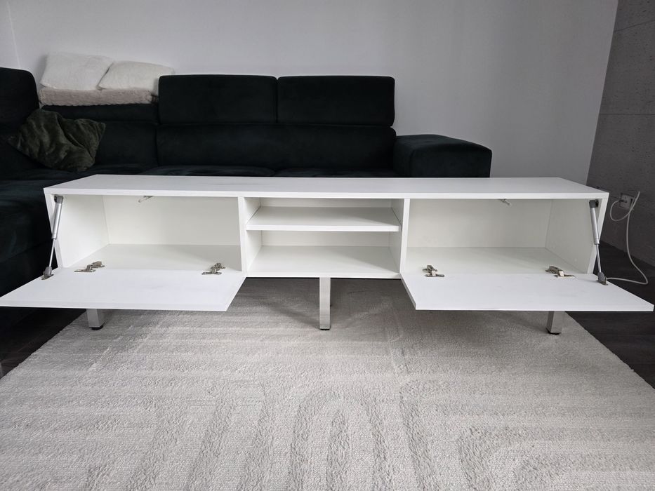 Szafka RTV, szafka pod telewizor biała