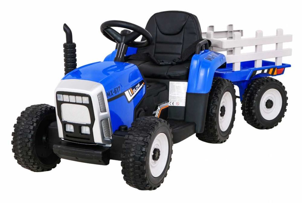 Pojazd Elektryczny dla Dzieci - Traktor BLOW z Przyczepą