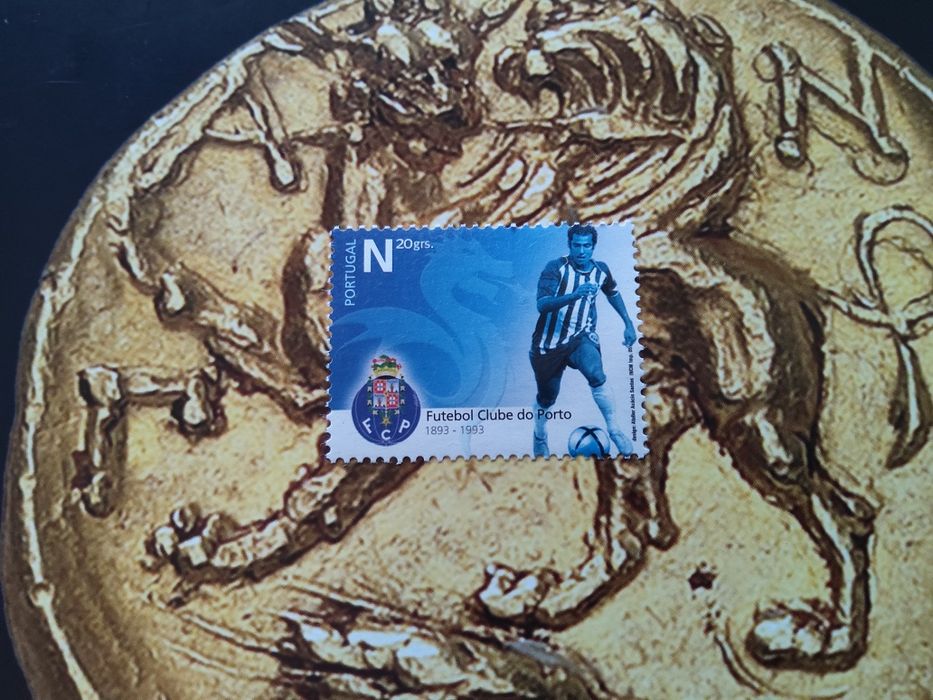 23126#Lote 2 selos NOVOS Porto e Sporting