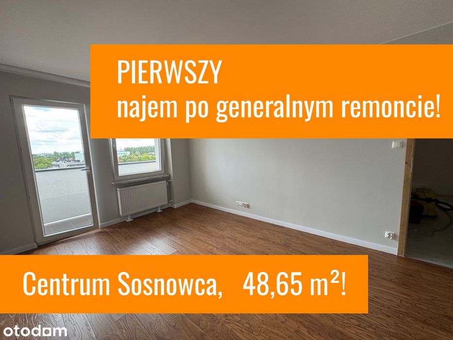 Mieszkanie w centrum Sosnowca, PIERWSZY najem po remoncie!