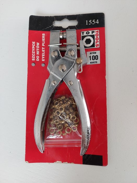 Szczypce do nitów plus nity