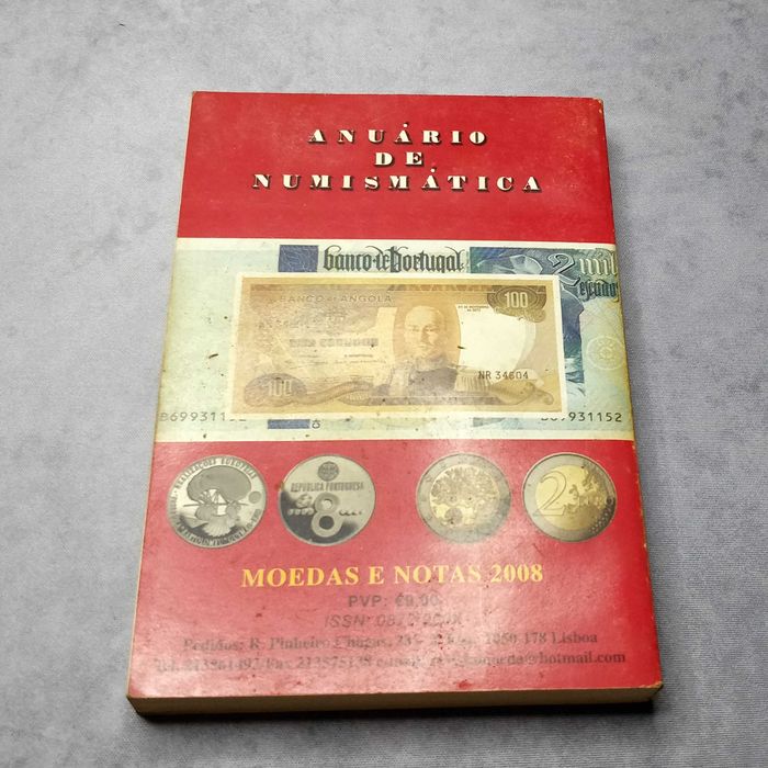 Numismática e Notafilia 1998 e Anuários de Numismática 2004-08