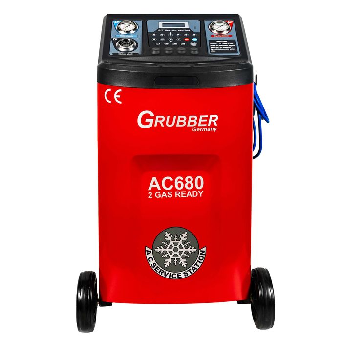 STACJA do obsługi KLIMATYZACJI serwis PÓŁ - AUTOMAT R134A blokada WAGI