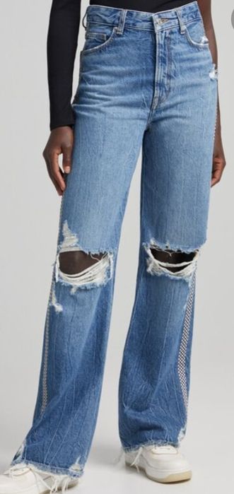 Jeansy damskie Bershka