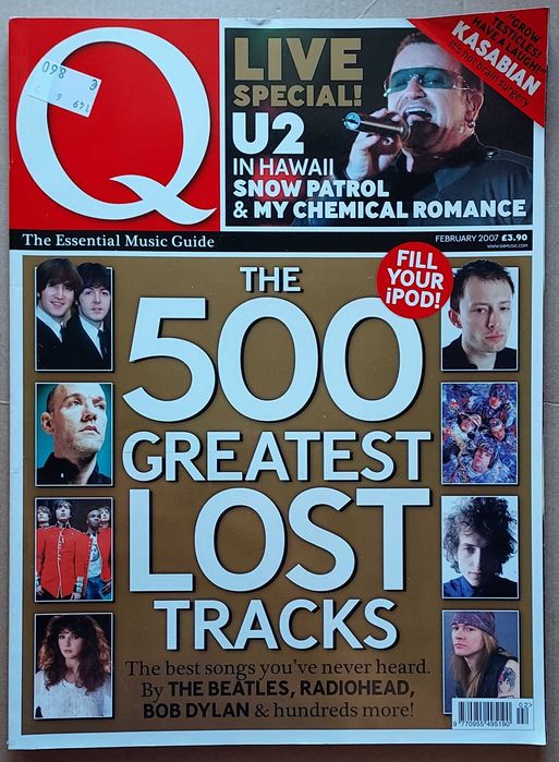 Revistas de música: , Loud, Record Collector, The Word, Uncut