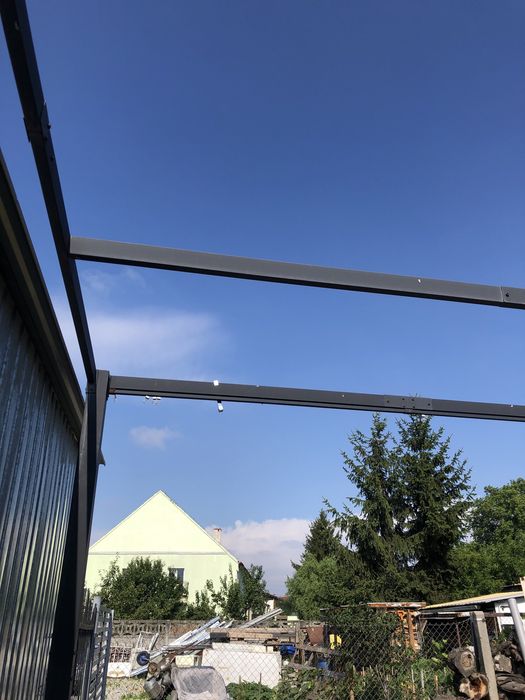 Pergola zadaszenie z dachem rozsuwanym