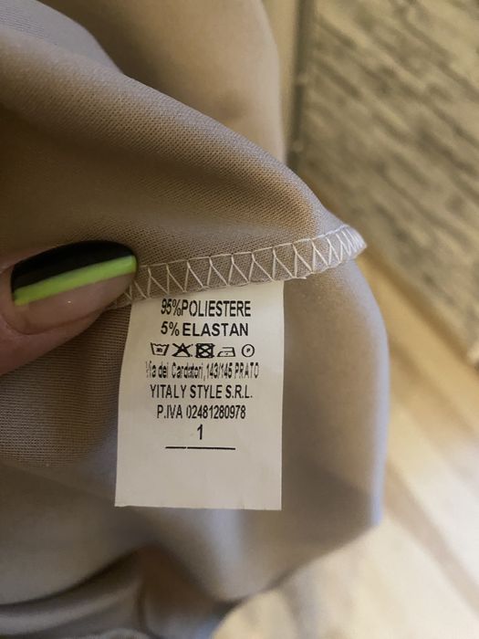 Nowa suknia z paskiem