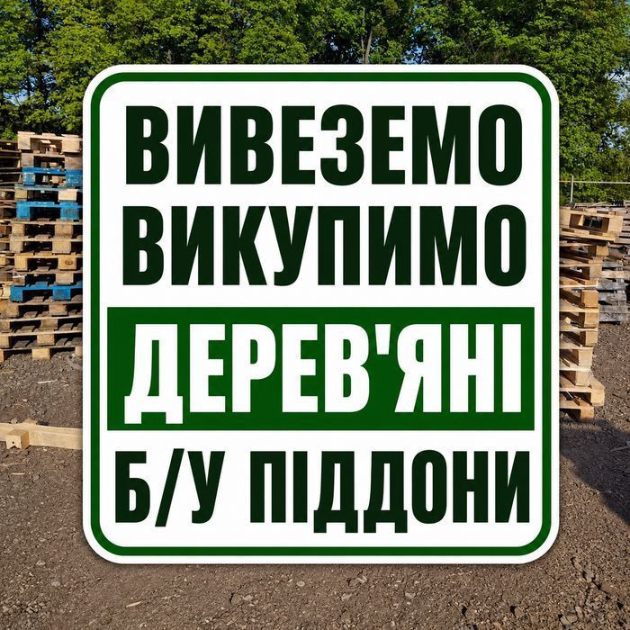 продаж піддонів та вивіз палет у Пирятині