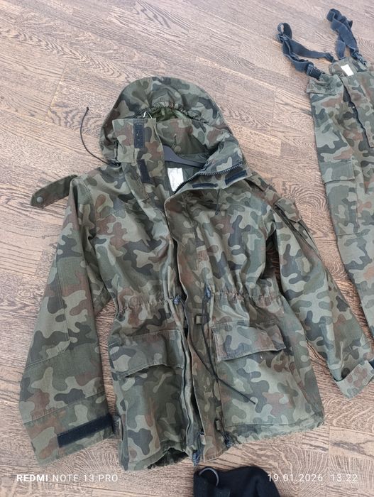 Komplet zimowy moro wojskowe gore tex L
