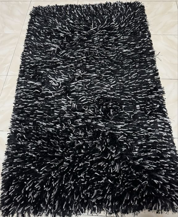 Jogo tapetes pretos e prata