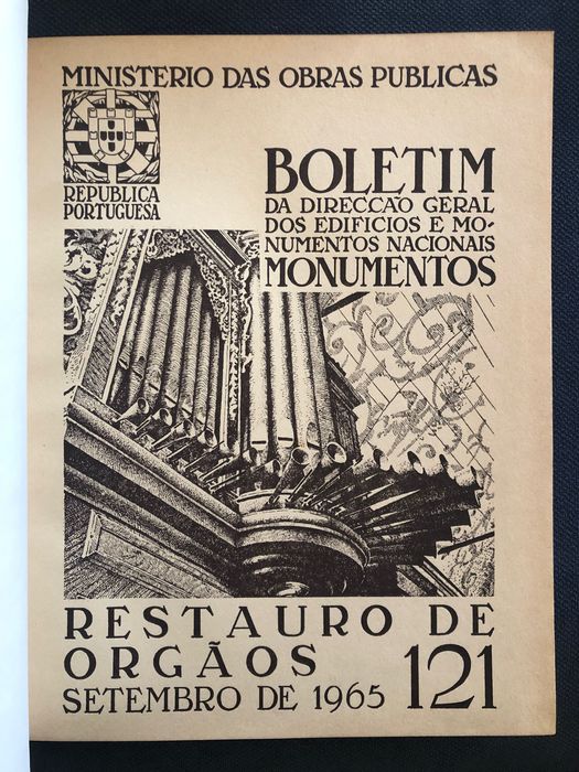 Boletins DGEMN: Restauro de Órgãos / Igreja de Cheleiros Mafra