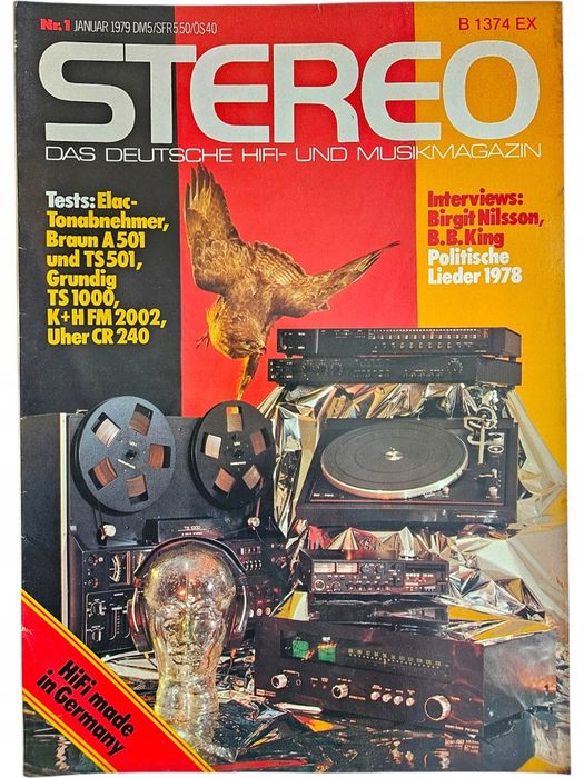 Pakiet 12x Stereo Das Deutsche HiFi Musikmagazin 1979 Rocznik Niemcy