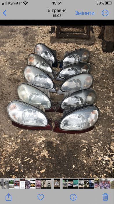 Продам фари Ланос-Сенс в хорошому стані комплектовані
