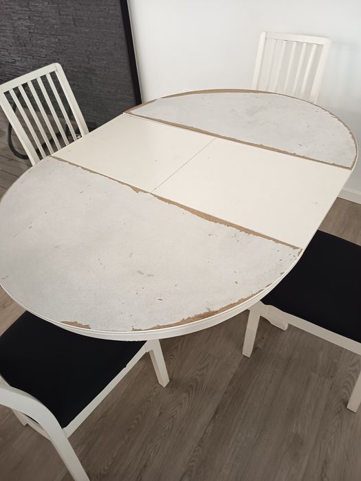 conjunto mesa e 4 cadeiras ikea