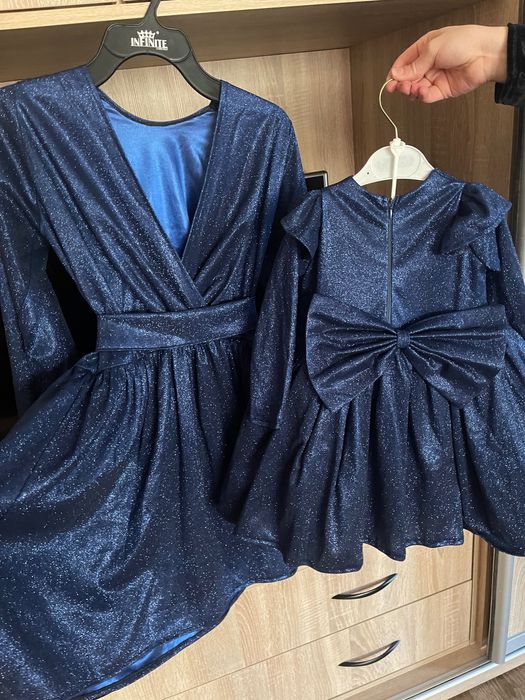 Святкова сукня для мами та маленької принцеси