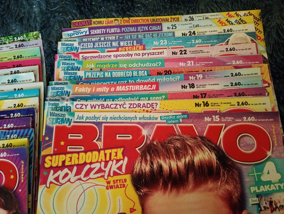 Komplet 26 numerów Bravo z 2013 r.