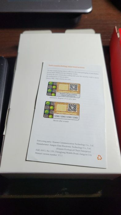 Xiaomi Redmi 18W Fast Charge Power Bank 20000 mAh Black