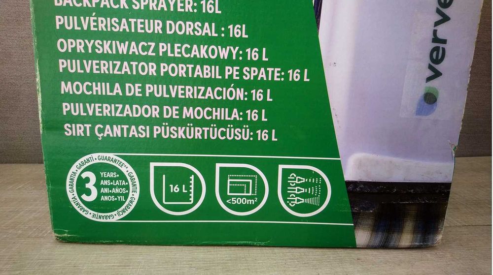 Opryskiwacz plecakowy ręczne Verve 16 l