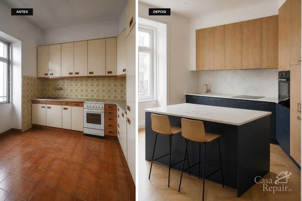 Obras e Remodelações Chave na Mão | Cozinhas, WCs, Pintura e Pladur | Lisboa, Cascais, Almada e Setúbal | Equipa Própria e Orçamentos