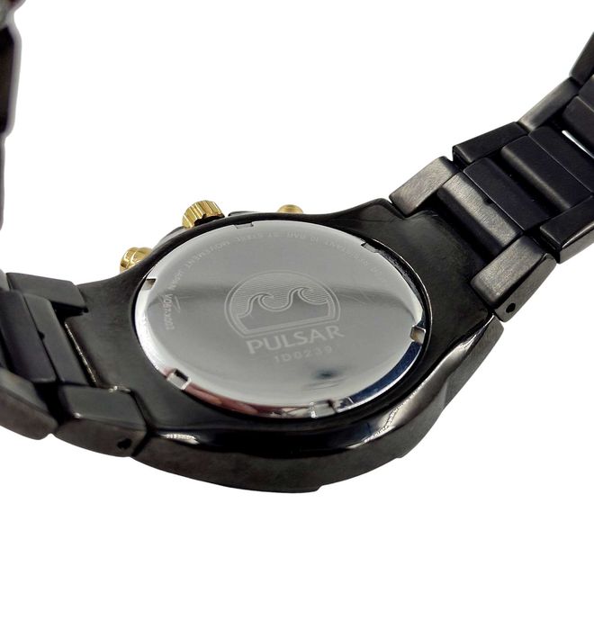 Zegarek męski Pulsar Sport CZARNO ZŁOTY PF8413X1