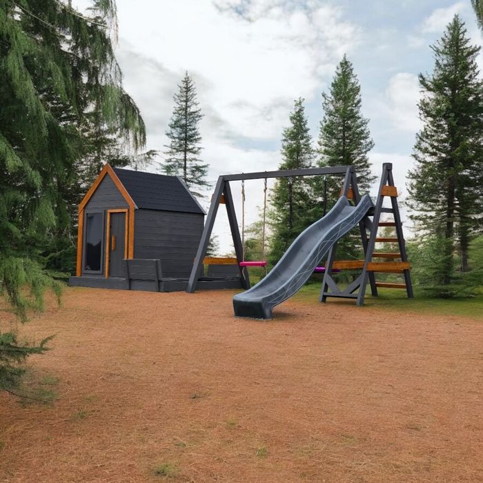 Plac zabaw Stodoła z piaskownicą i ślizgiem