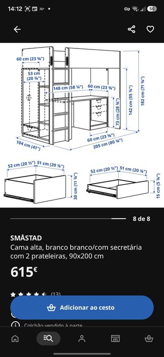 Cama Samstad Ikea