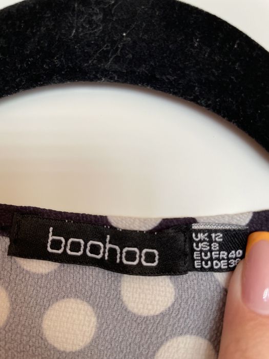 Body boohoo czarno-biale