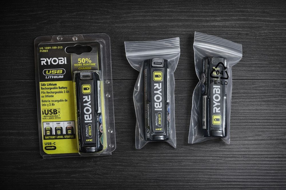 Аккумулятор 2Ач/3Ач Ryobi USB Lithium 4V PVB03 (FVB03) / FVB02 — новый