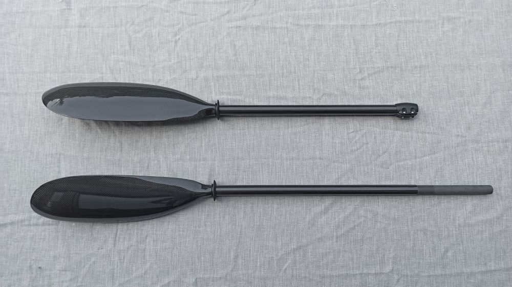 Kajakowe wiosło karbonowe, łyżka 750g Nowe