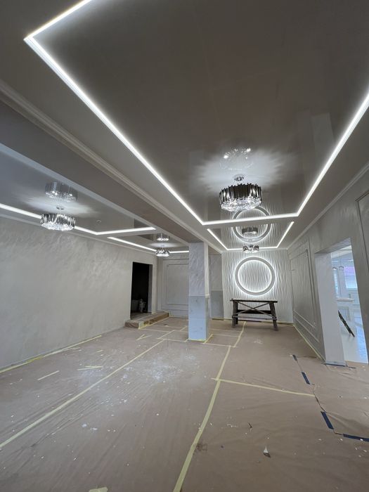 Натяжні стелі монтаж