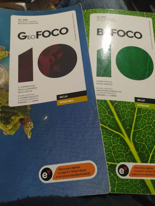 Biologia e geologia bio geo foco conjunto manuais 10° ano- portes grát