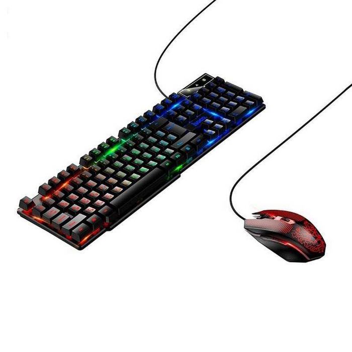 Игровой набор 4-в-1 HOCO DI86  Клавиатура + Мышь + Наушники + Коврик